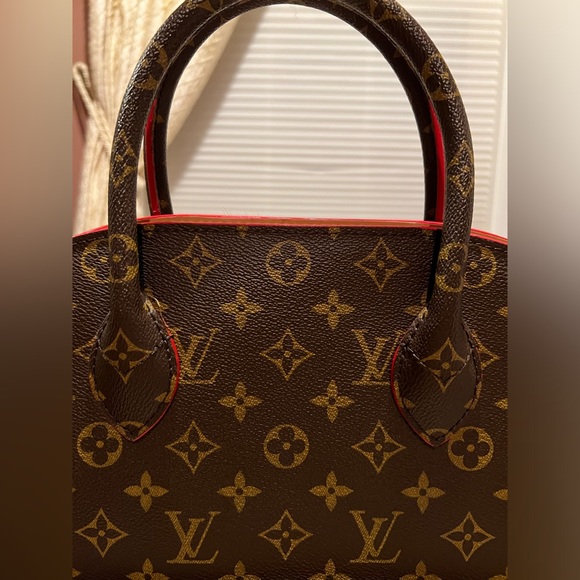 Monogram Calf Hair Spikes Iconoclasts Christian Louboutin Tote Red - Picture 3 of 14